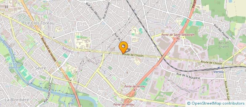 localisation de l'entreprise MONSIEUR GARY LITOU  SAINT-SEBASTIEN-SUR-LOIRE