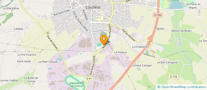 localisation de l'entreprise MONSIEUR GARY LORCY à LOUDEAC