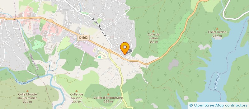 localisation de l'entreprise MONSIEUR GARY MORTON  MONTAUROUX