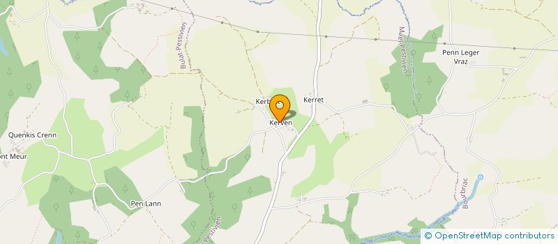 localisation de l'entreprise MONSIEUR GARY OVEREND  MAEL-PESTIVIEN