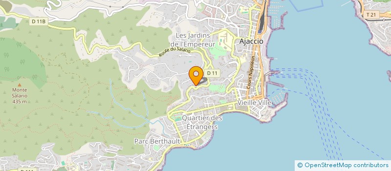 localisation de l'entreprise MONSIEUR GARY PAOLI à AJACCIO