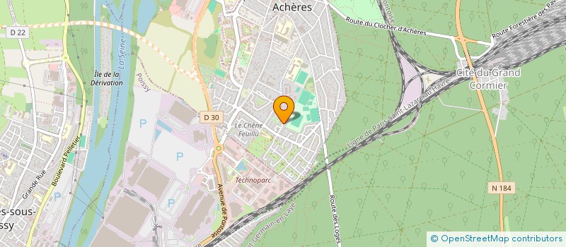 localisation de l'entreprise MONSIEUR GARY PINHEIRO  ACHERES