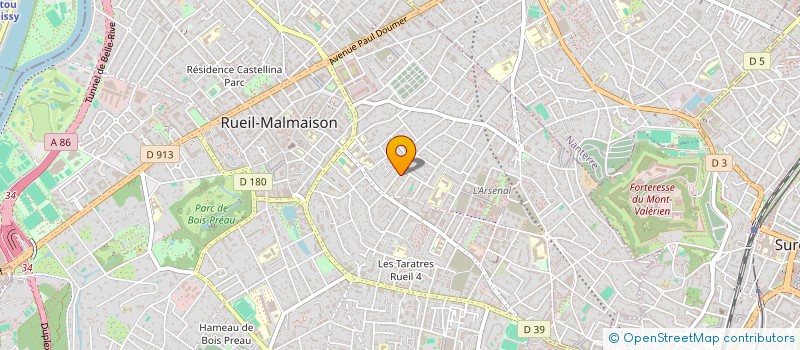 localisation de l'entreprise MONSIEUR GARY POPP  RUEIL-MALMAISON