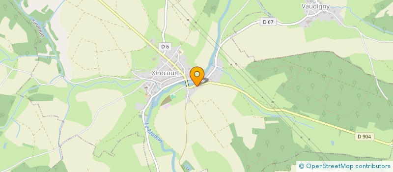 localisation de l'entreprise MONSIEUR GARY REDONNET  XIROCOURT