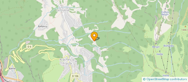 localisation de l'entreprise MONSIEUR GARY SERRANO  ARACHES-LA-FRASSE