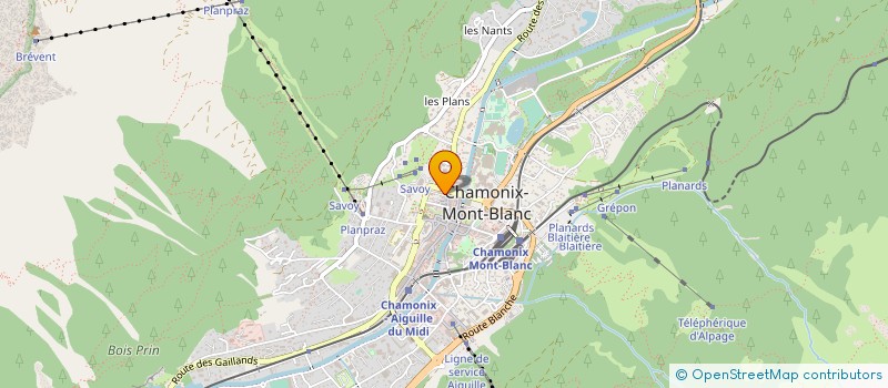 localisation de l'entreprise MONSIEUR GARY SPENCER HAYES  CHAMONIX-MONT-BLANC