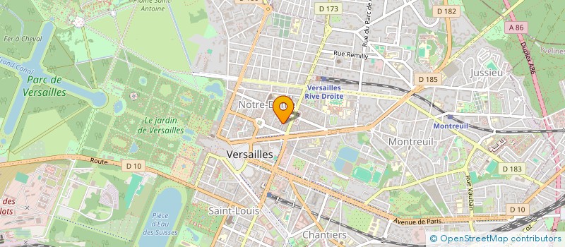 localisation de l'entreprise MONSIEUR GARY TOUTOUNDJIAN à VERSAILLES