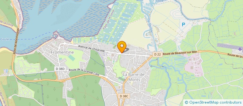 localisation de l'entreprise MONSIEUR GARY VALLEE à LA BARRE-DE-MONTS