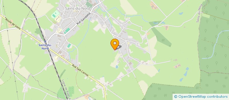 localisation de l'entreprise MONSIEUR GARY VEREECKEN  SAINS-DU-NORD