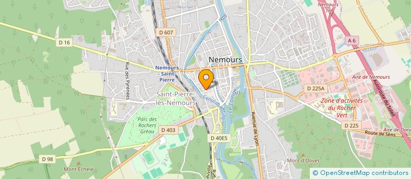 localisation de l'entreprise MONSIEUR GASPAR FERREIRA à NEMOURS