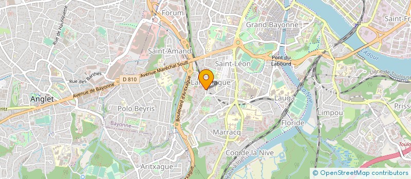 localisation de l'entreprise MONSIEUR GASPAR FOSSER à BAYONNE