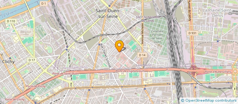 localisation de l'entreprise MONSIEUR GASPAR VOUILLON à SAINT-OUEN-SUR-SEINE