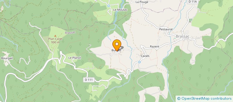 localisation de l'entreprise MONSIEUR GASPARD BACHER à BRASSAC