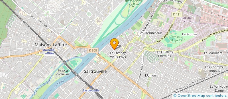 localisation de l'entreprise MONSIEUR GASPARD BELLOT à SARTROUVILLE