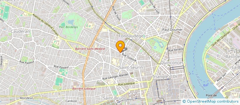 localisation de l'entreprise MONSIEUR GASPARD BIAIS  BORDEAUX