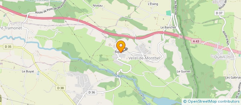 localisation de l'entreprise MONSIEUR GASPARD BONNET-LIGEON  VEREL-DE-MONTBEL