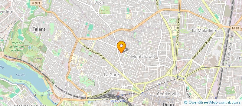 localisation de l'entreprise MONSIEUR GASPARD BONNOT  DIJON