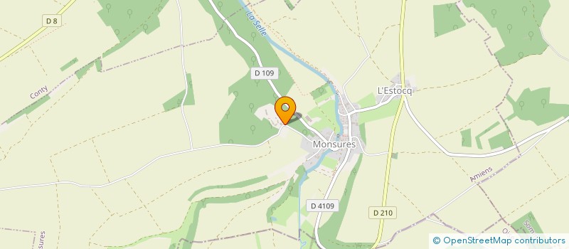 localisation de l'entreprise MONSIEUR GASPARD BOUDOUX D'HAUTEFEUILLE  MONSURES