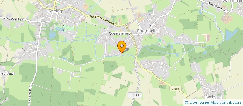 localisation de l'entreprise MONSIEUR GASPARD BROSSIER  CYSOING