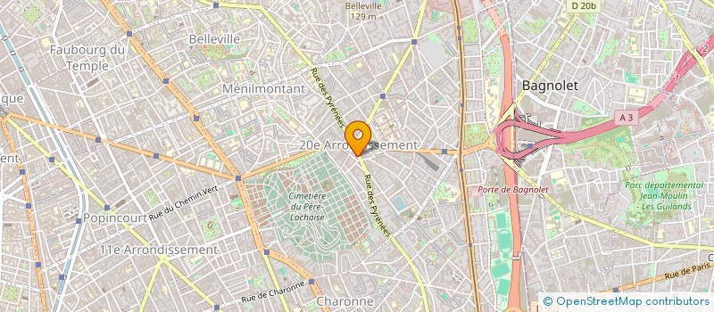 localisation de l'entreprise MONSIEUR GASPARD BUFFET  PARIS