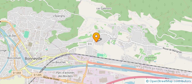 localisation de l'entreprise MONSIEUR GASPARD CAILLOT  AYSE