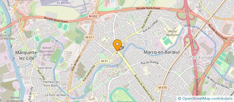 localisation de l'entreprise MONSIEUR GASPARD DEKEYSER à MARCQ-EN-BARŒUL