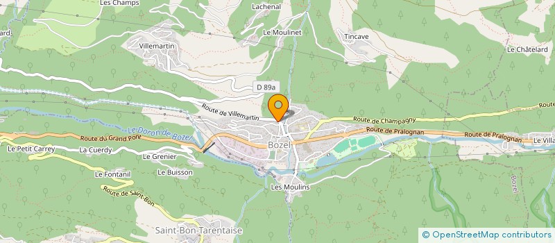 localisation de l'entreprise MONSIEUR GASPARD DESHUSSES à BOZEL