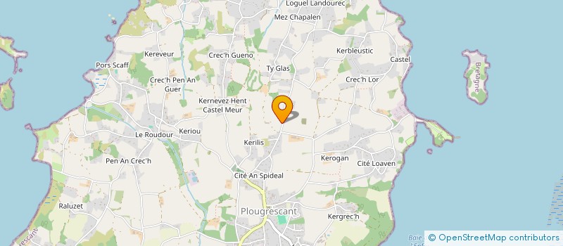 localisation de l'entreprise MONSIEUR GASPARD DUCOURNAU  PLOUGRESCANT