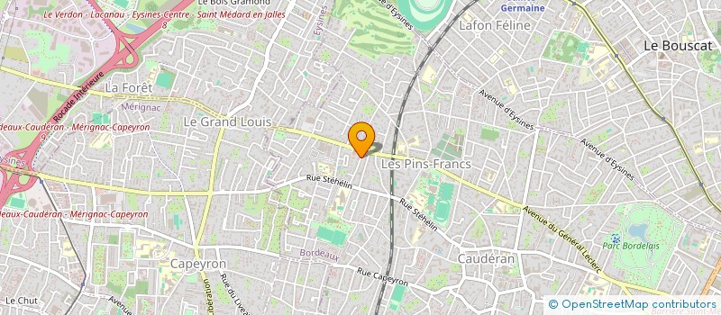 localisation de l'entreprise MONSIEUR GASPARD DUPLAIX  BORDEAUX