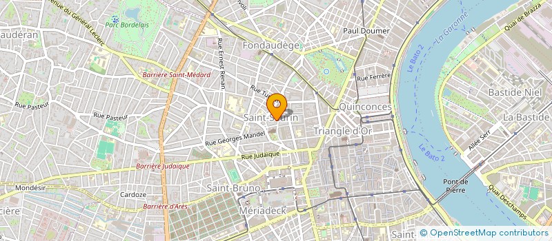 localisation de l'entreprise MONSIEUR GASPARD DUPUY-FURET  BORDEAUX