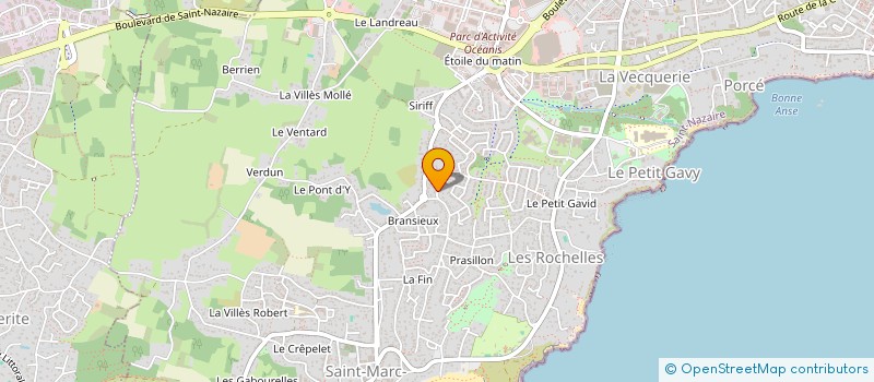 localisation de l'entreprise MONSIEUR GASPARD DUVIVIER  SAINT-NAZAIRE