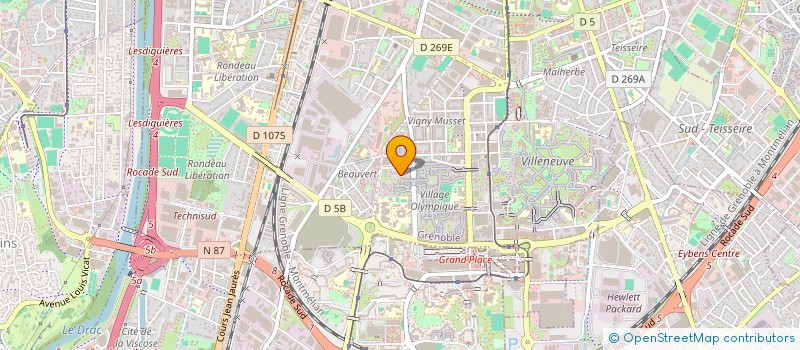 localisation de l'entreprise MONSIEUR GASPARD GOUIN  GRENOBLE