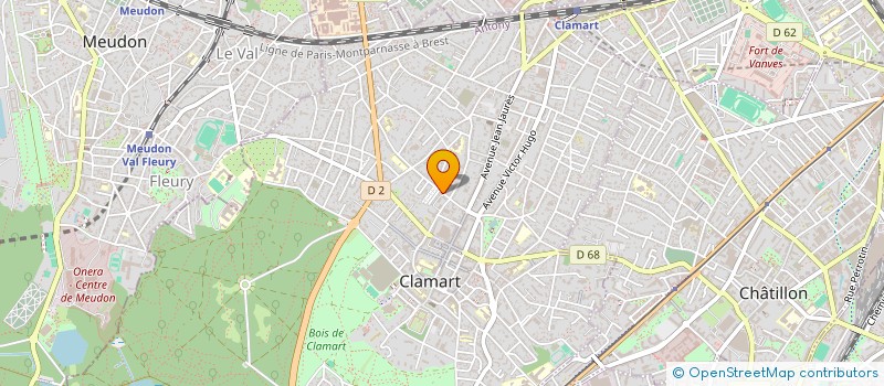localisation de l'entreprise MONSIEUR GASPARD HAMON à CLAMART