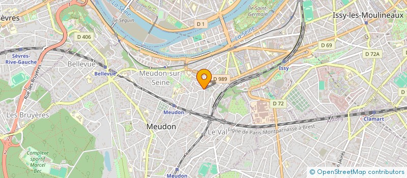 localisation de l'entreprise MONSIEUR GASPARD HENRY  MEUDON