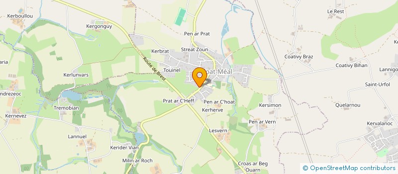 localisation de l'entreprise MONSIEUR GASPARD HETERIER  BANNALEC