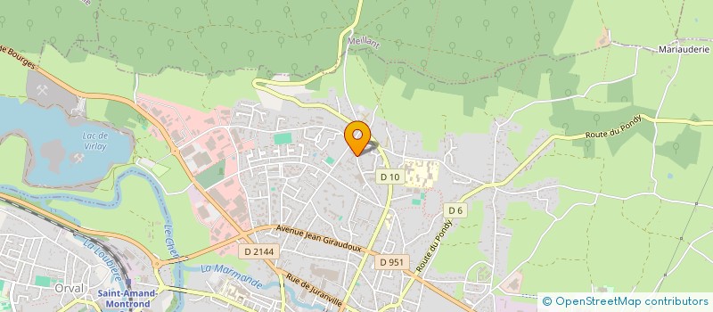 localisation de l'entreprise MONSIEUR GASPARD HEUTTE  SAINT-AMAND-MONTROND