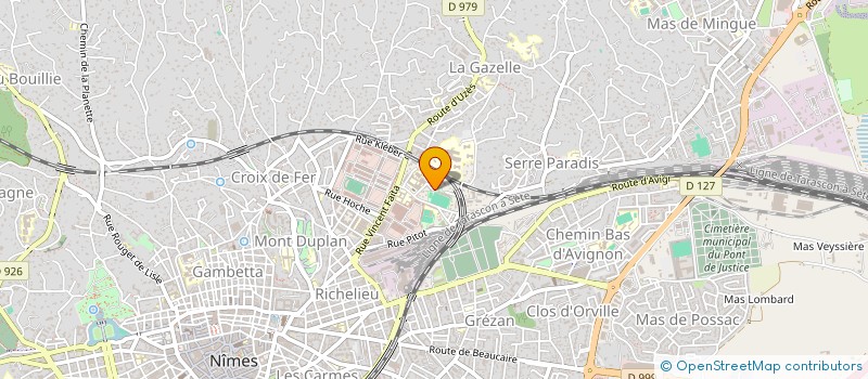 localisation de l'entreprise MONSIEUR GASPARD HILSCHER  NIMES