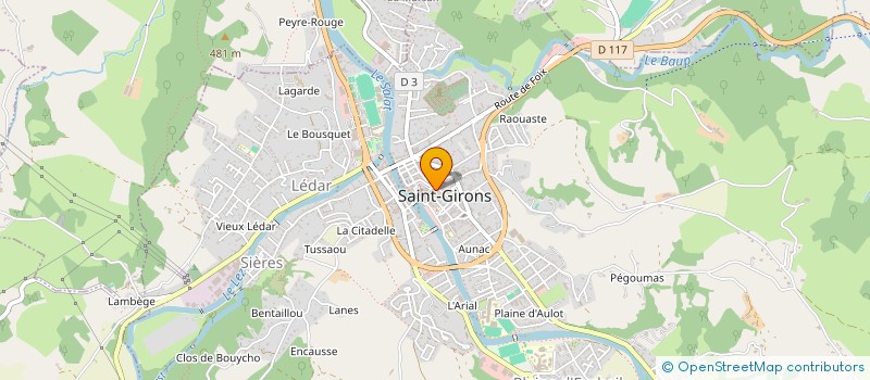 localisation de l'entreprise MONSIEUR GASPARD HOLLIGER à SAINT-GIRONS