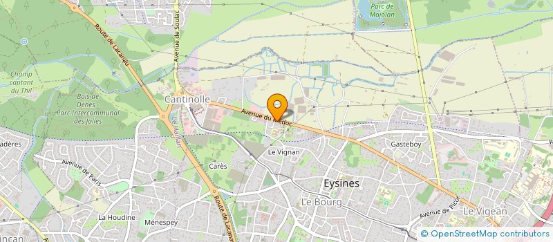 localisation de l'entreprise MONSIEUR GASPARD JOUANNY  EYSINES