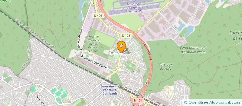 localisation de l'entreprise MONSIEUR GASPARD KIMPALA  EMERAINVILLE