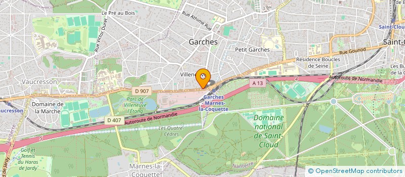 localisation de l'entreprise MONSIEUR GASPARD LANDRIEU  GARCHES