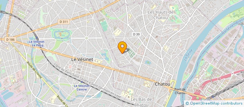 localisation de l'entreprise MONSIEUR GASPARD LE QUINIOU  CHATOU