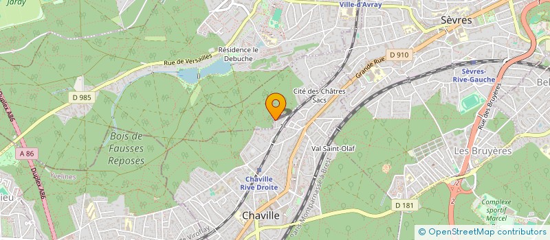 localisation de l'entreprise MONSIEUR GASPARD MARTIN à CHAVILLE