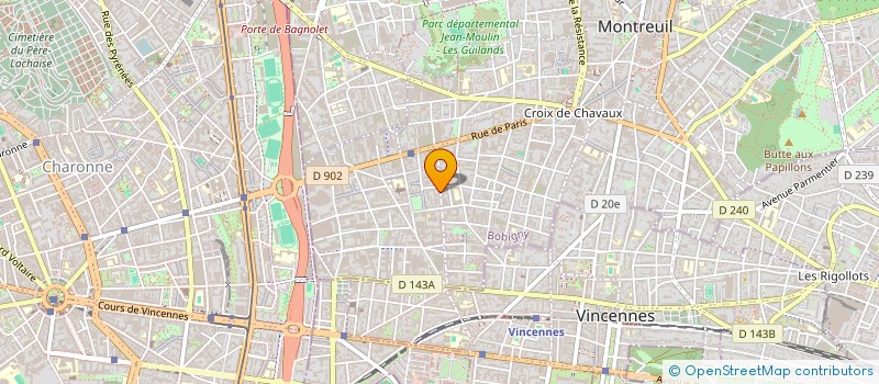 localisation de l'entreprise MONSIEUR GASPARD MASSON  MONTREUIL