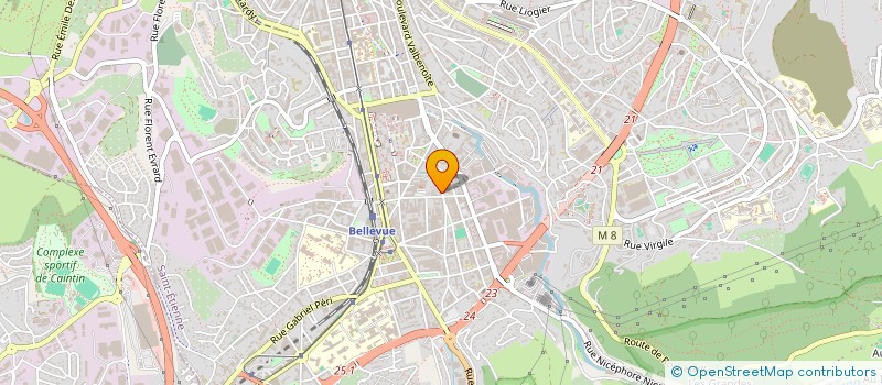 localisation de l'entreprise MONSIEUR GASPARD MOULIN  SAINT-ETIENNE