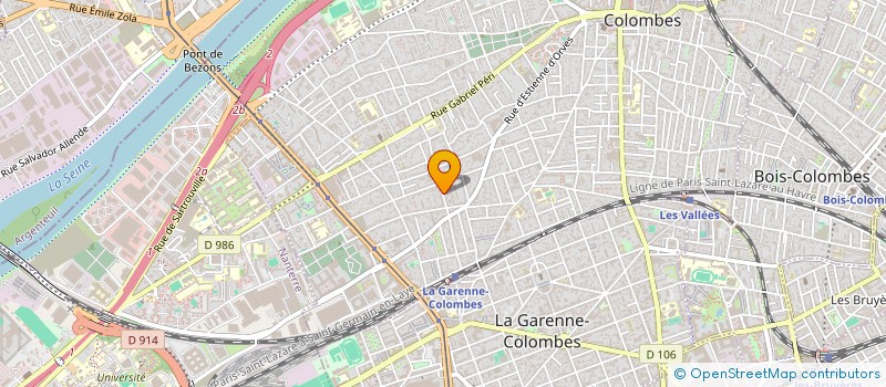 localisation de l'entreprise MONSIEUR GASPARD MOZAYON à COLOMBES