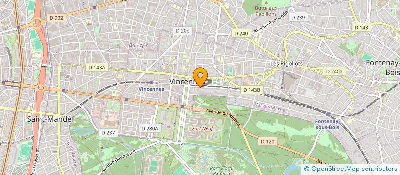 localisation de l'entreprise MONSIEUR GASPARD NOETZEL  VINCENNES