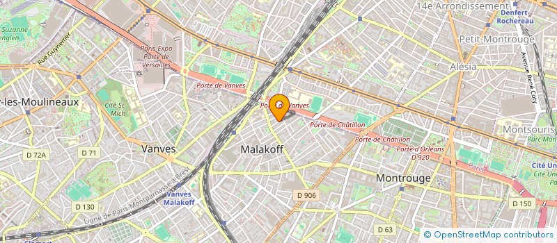 localisation de l'entreprise MONSIEUR GASPARD PERPOINT  MALAKOFF