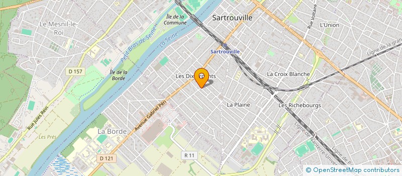 localisation de l'entreprise MONSIEUR GASPARD PIERUCCI  SARTROUVILLE