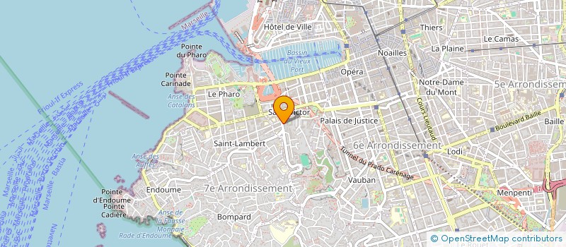 localisation de l'entreprise MONSIEUR GASPARD POISSONNIER  MARSEILLE